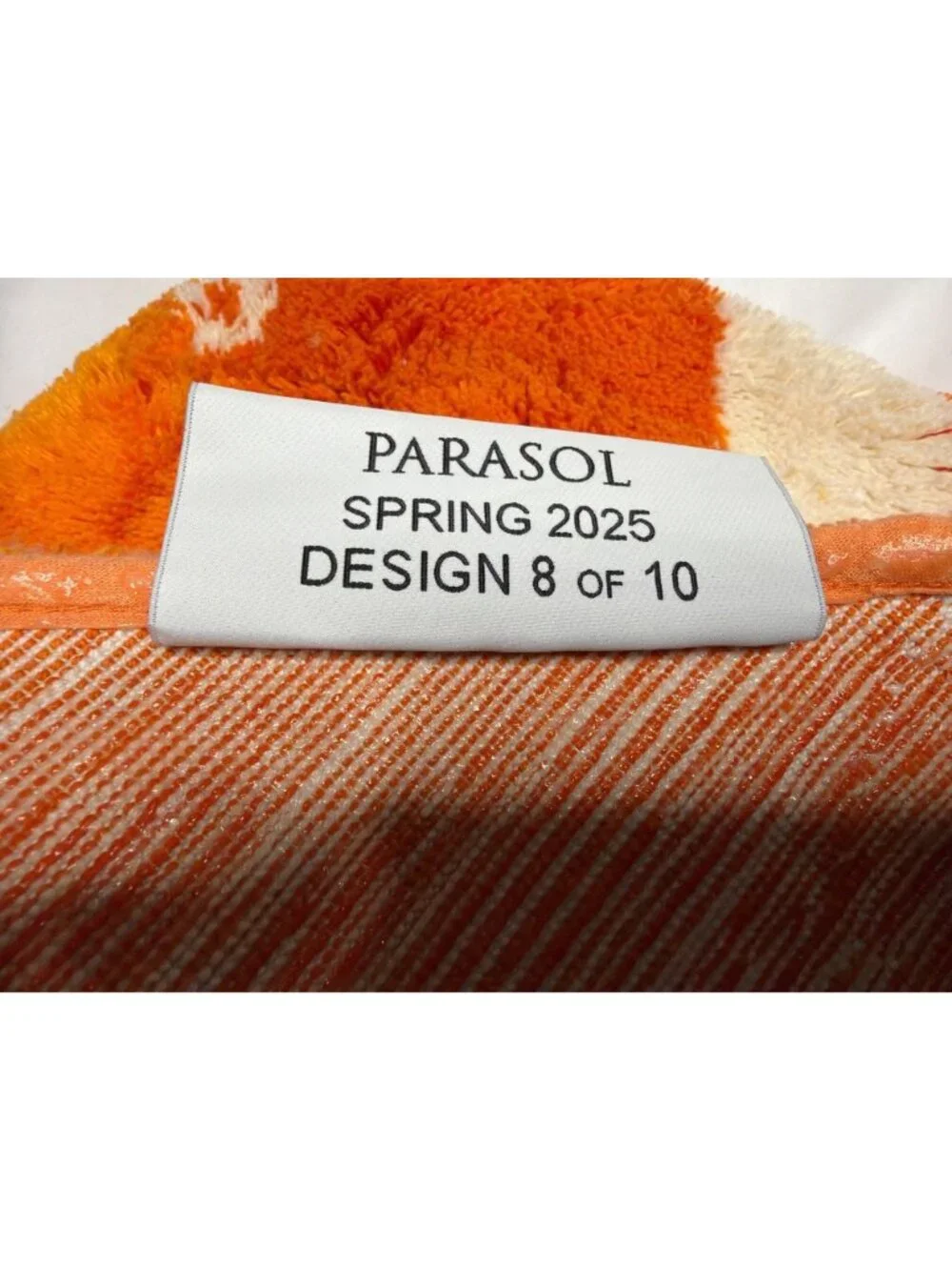 NWT Abyss & Habidecor Parasol Bath Rug Tangerine Size 35